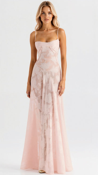 Caroline | Women’s Wedding Guest Slip Maxi Dress