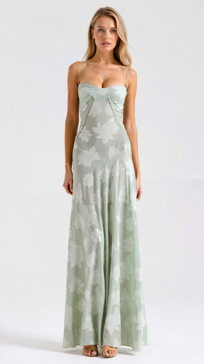 Caroline | Women’s Wedding Guest Slip Maxi Dress