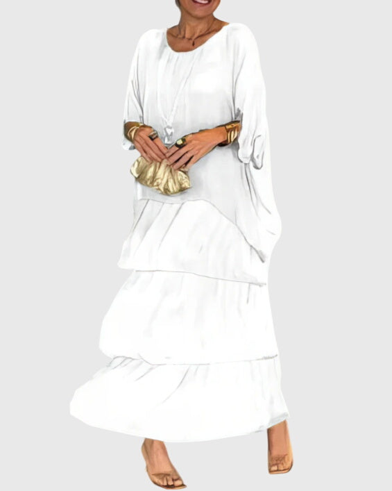 Susan | Long and Flowing Elegant Dress