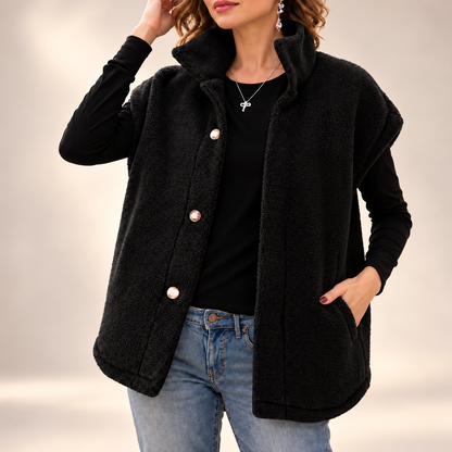 Ottilie | Cosy High-Neck Fleece Gilet