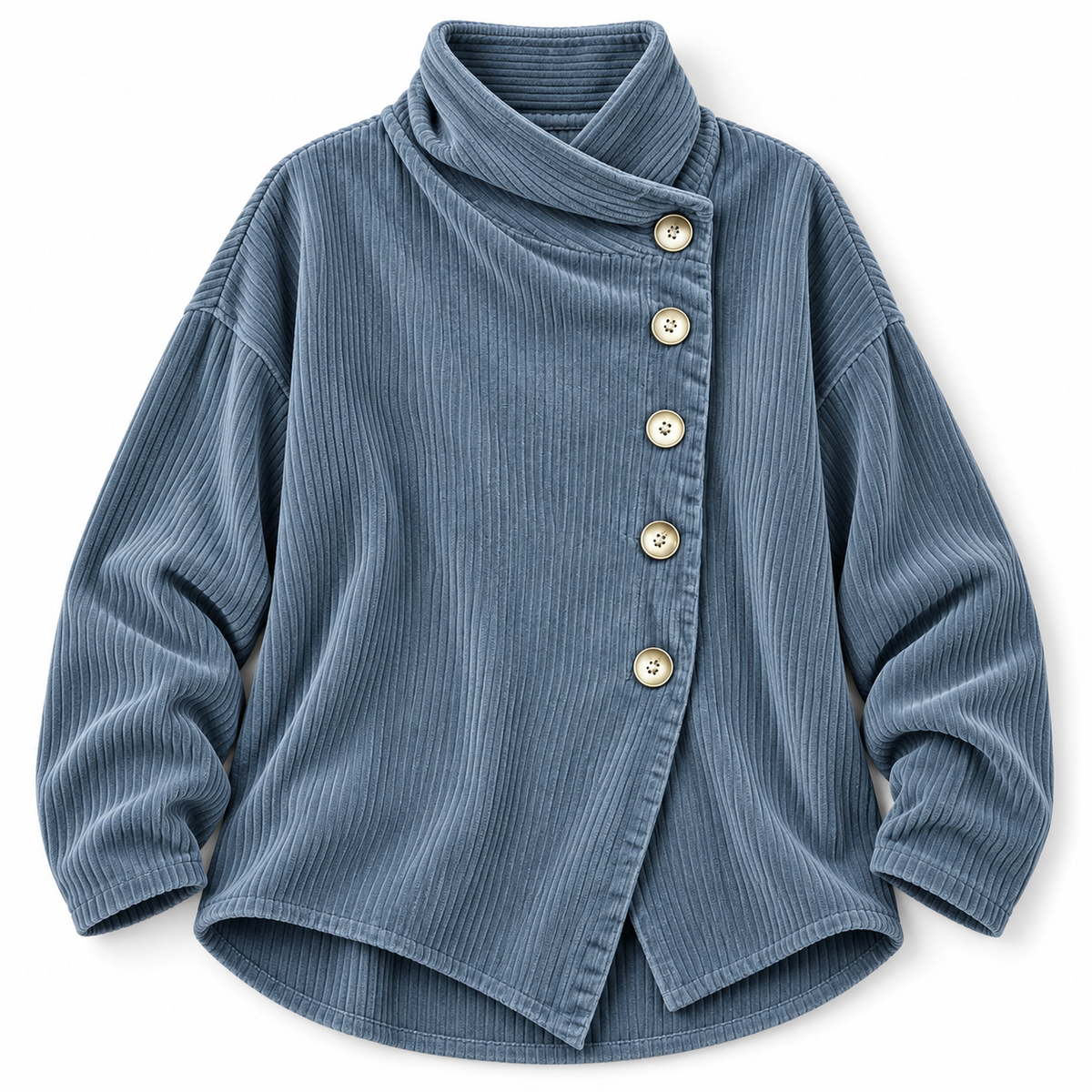 Elodie | Ribbed Button-Front Cardigan