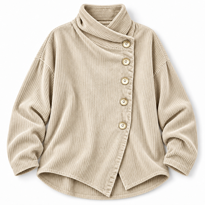 Elodie | Ribbed Button-Front Cardigan