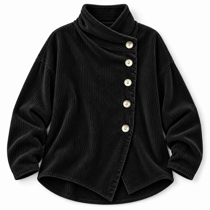Elodie | Ribbed Button-Front Cardigan