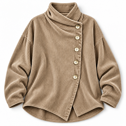 Elodie | Ribbed Button-Front Cardigan