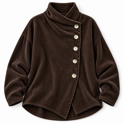 Elodie | Ribbed Button-Front Cardigan