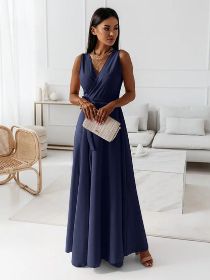 Hailey | Women's Wedding Guest Elegant Wrap Maxi Dress