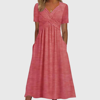 Viola | Midi Dress with Tummy Control