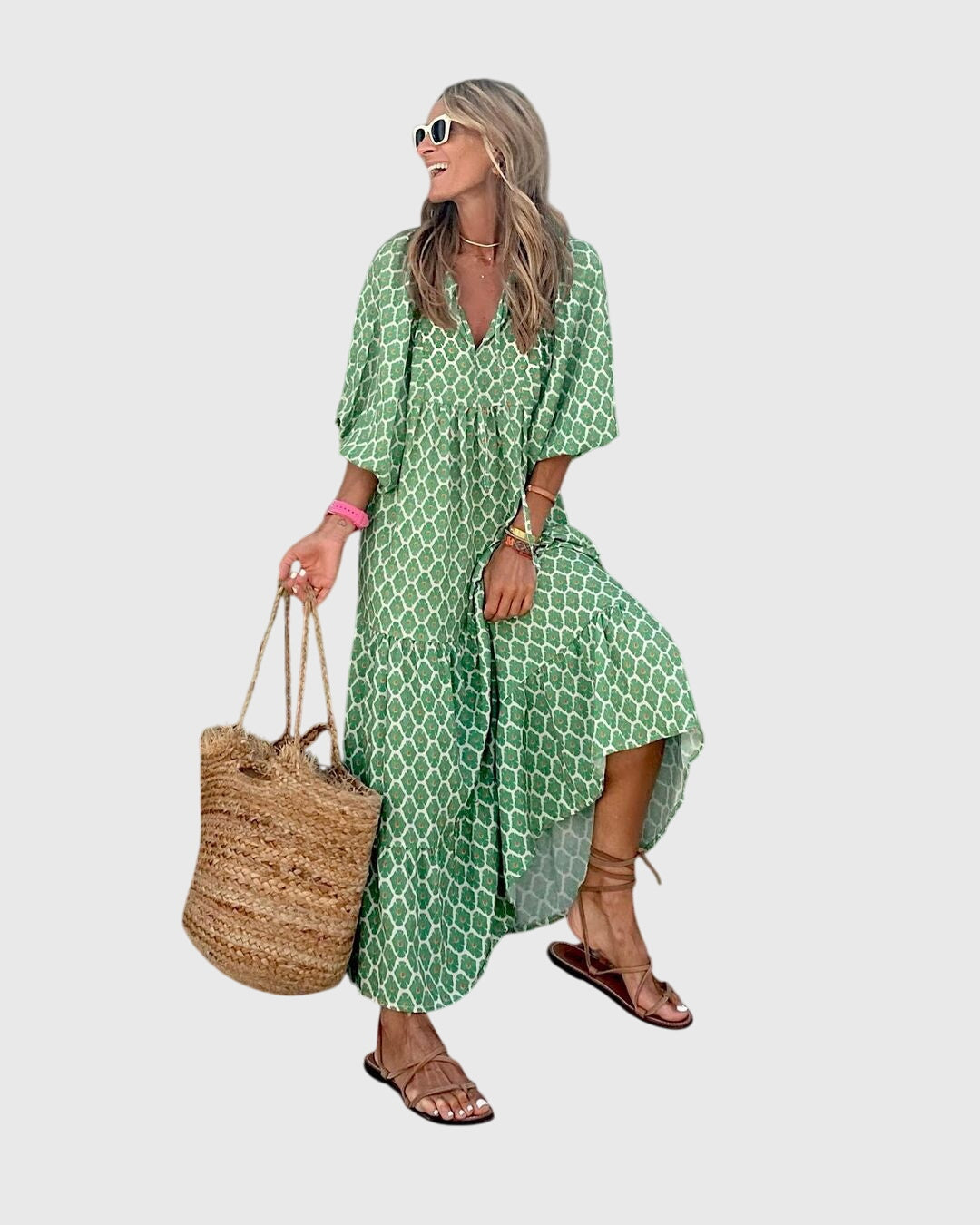 Sarah - Boho Maxi Dress