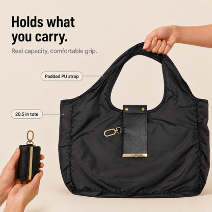 Tamsin – Adjustable Capacity Everyday Shoulder Bag
