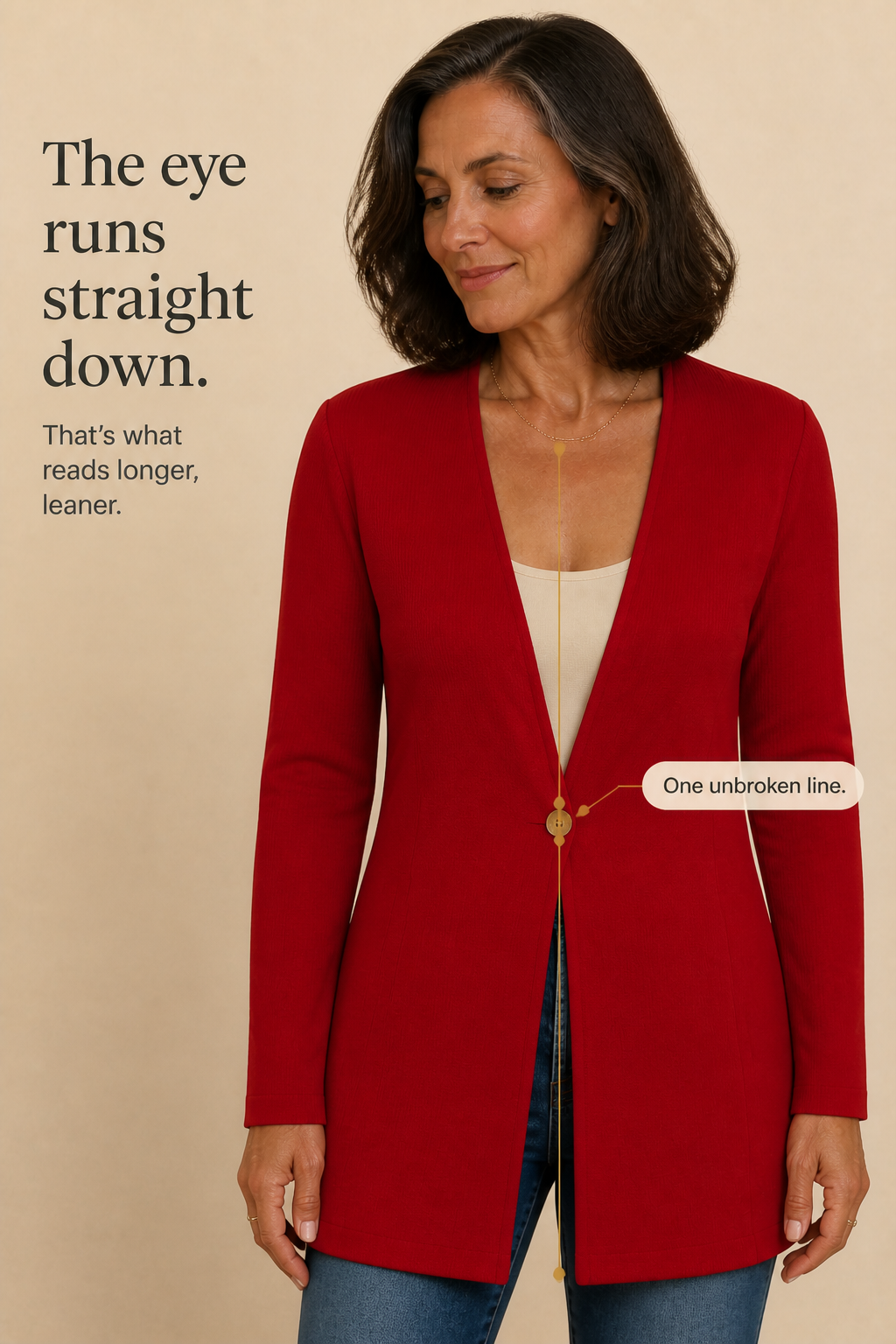 Charlotte | Single-Button A-Line Blazer