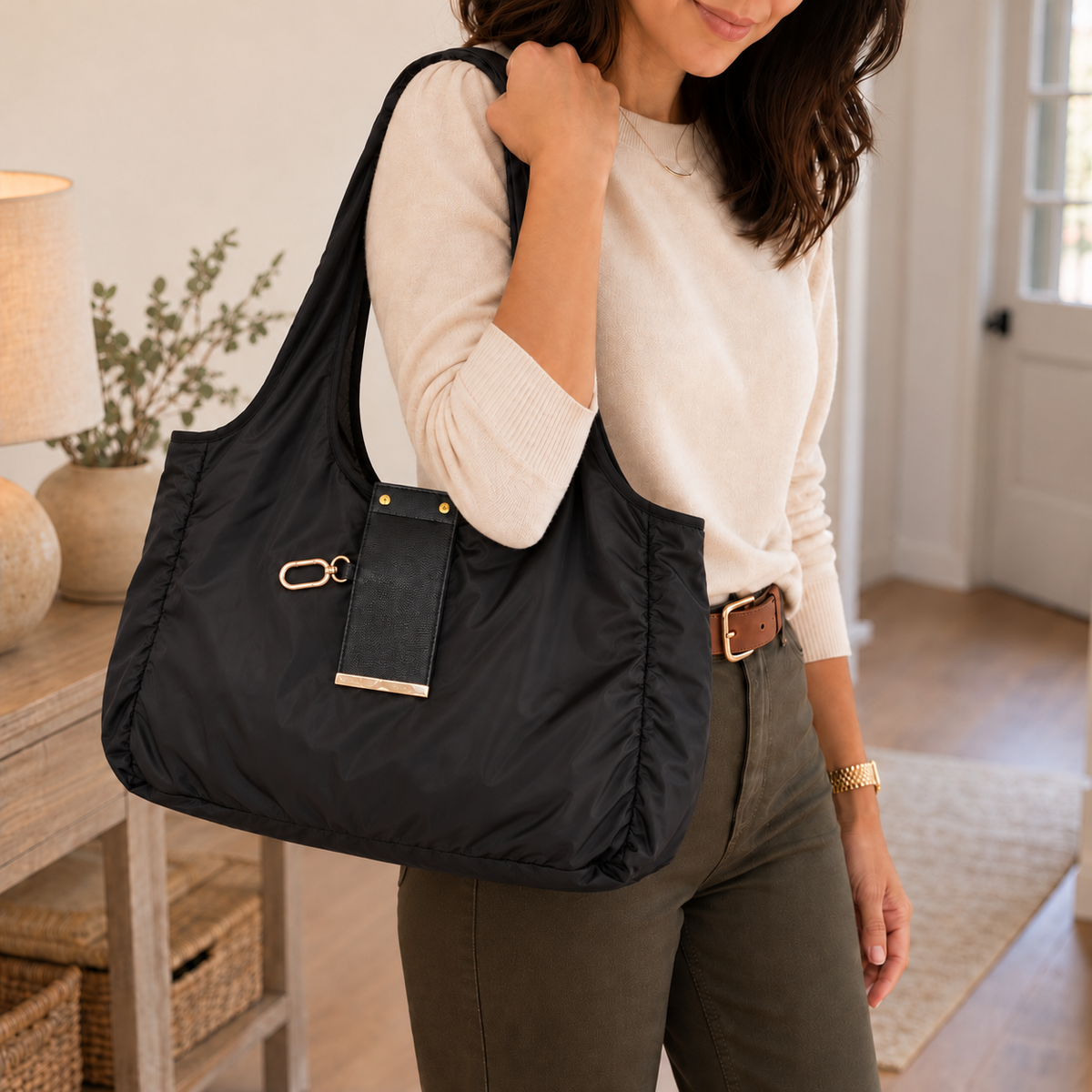 Tamsin – Adjustable Capacity Everyday Shoulder Bag