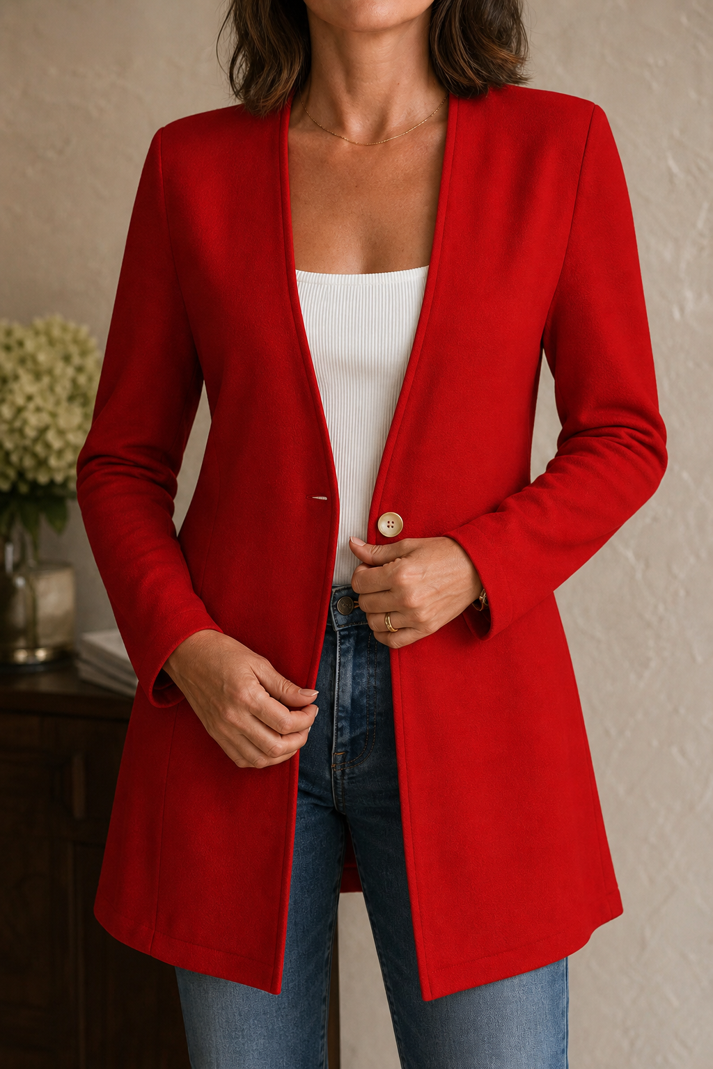 Charlotte | Single-Button A-Line Blazer