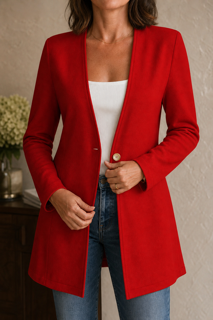 Charlotte | Single-Button A-Line Blazer