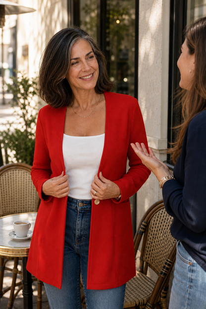 Charlotte | Single-Button A-Line Blazer