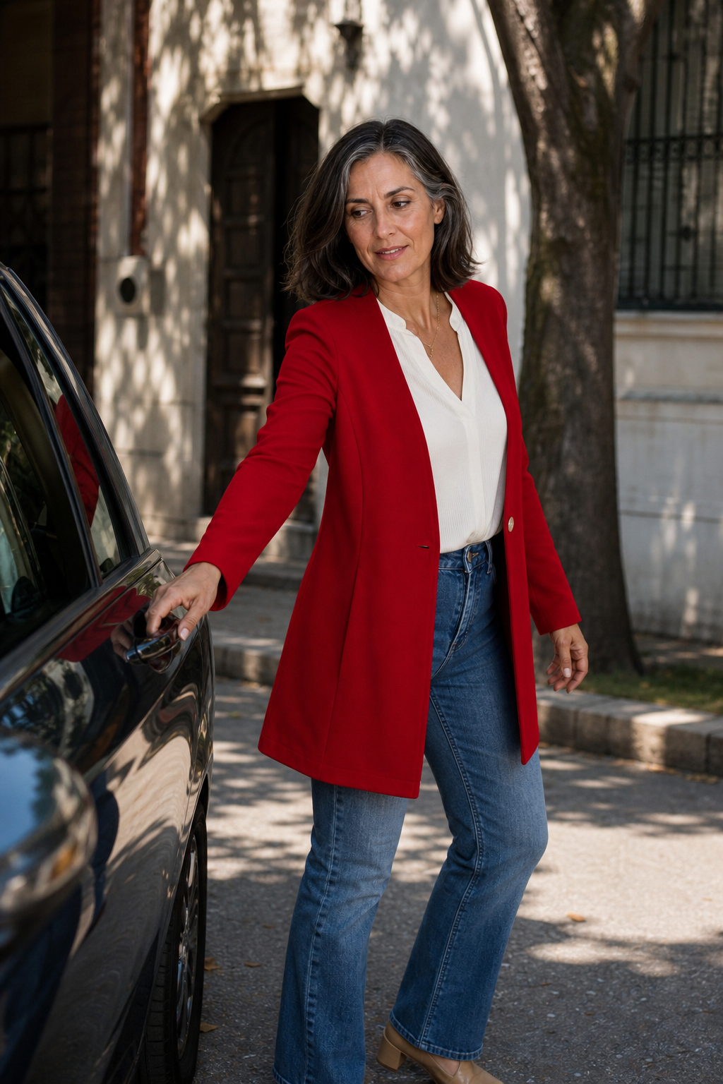Charlotte | Single-Button A-Line Blazer
