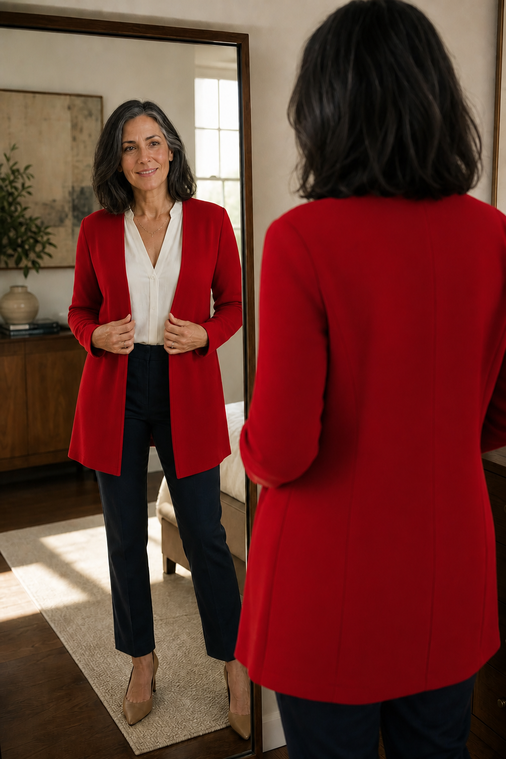 Charlotte | Single-Button A-Line Blazer